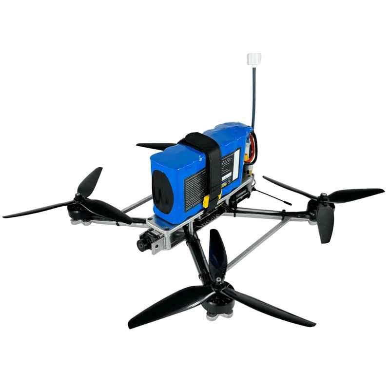 FPV дрон 7 дюймів BPK-7 T1000 PRO (3W / 5.8 GHz / ELRS / 915 MHz / 8000 mAh / 2 kg) Камікадзе з АКБ